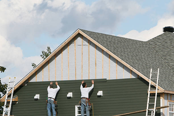 Professional Siding Replacement technician working in Edgewood, MD